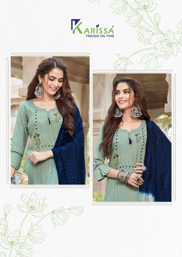 Karissa Opel Vol 2 Viscose Rayon Designer Exclusive Readymade Suit